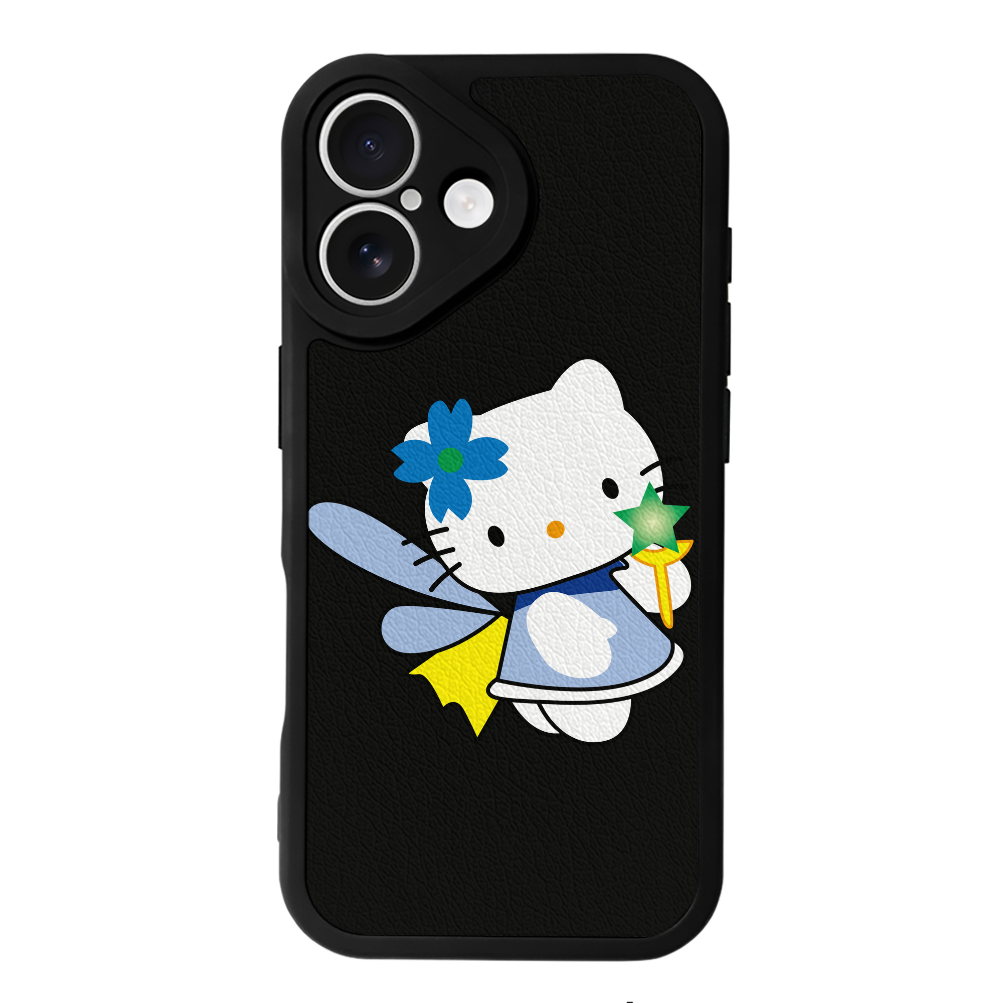 （画像用） Hello Kitty ハローキティ 【iPhone 16シリーズ対応】シリコンスマホケース（レザー調） 材質：シリコン